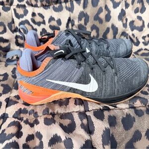 Nike Metcon DSX FLYKNIT 2 Orange/Gray/Black Size 9.5 Men’s